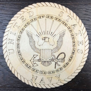 4&#39;&#39; - 14&#39;&#39; / United States Navy / Laser cut
