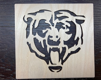 Bear stencil / wood stencil / Laser cut / 6'' to 14''