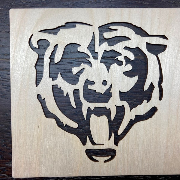 Bear stencil / wood stencil / Laser cut / 6'' to 14''