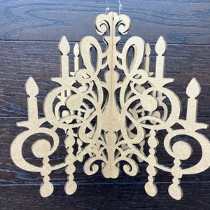 Modèle de lustre en carton de 3 à 10 po. de large