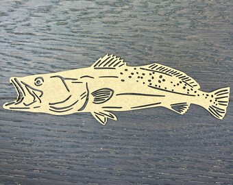 Trout fish / 1/16'' cardboard /  5'' to 14'' wide