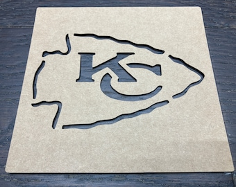 Kansas State stencil  / 1/16&#39;&#39; cardboard stencil  / 5&#39;&#39; to 14&#39;&#39;