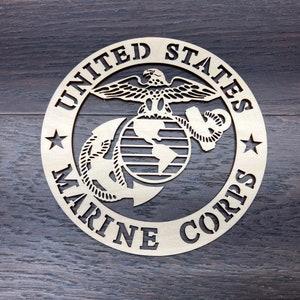 4'' - 14'' / United States Marine Corps / Laser cut logo