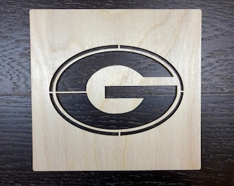 Georgia / wood stencil / laser cut / 6'' to 14''