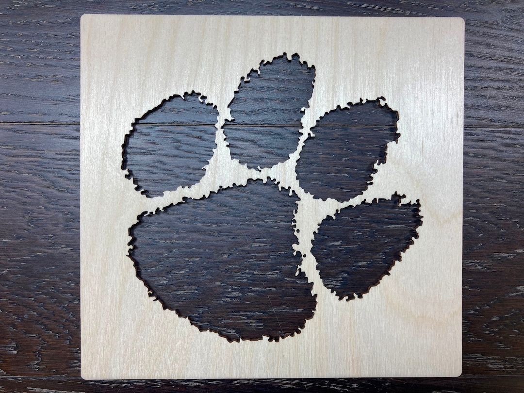 tiger-paw-stencil-wood-stencil-laser-cut-6-to-14-etsy