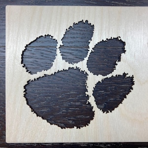 Tiger Paw Stencil - Etsy