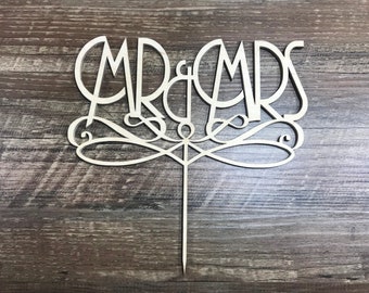 Plywood cake topper 5