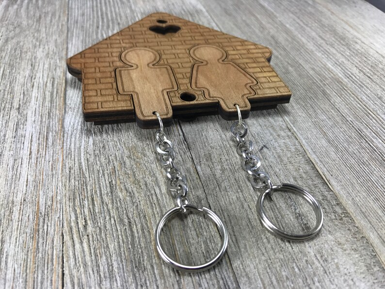 Laser cut & engraving key holder for wall Etsy