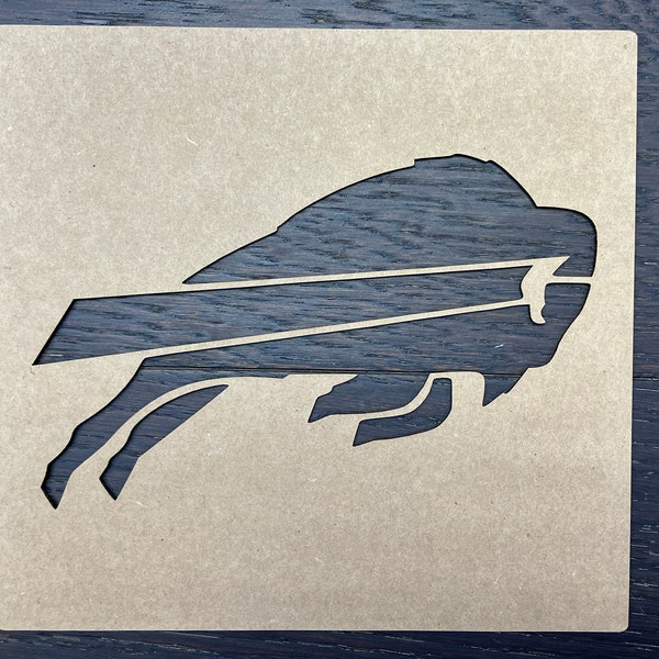 Buffalo stencil  / 1/16'' cardboard stencil  / 5'' to 14''