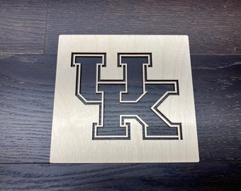 Kentucky Logo stencil / wood stencil / Laser cut / 6'' to 14''