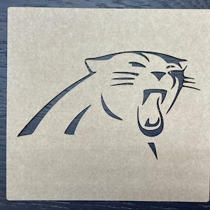 Panther Schablone / 1/16 '' Kartonschablone