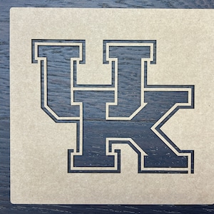 Kentucky Schablone / 1/16 '' Pappschablone / 5 '' bis 14 ''