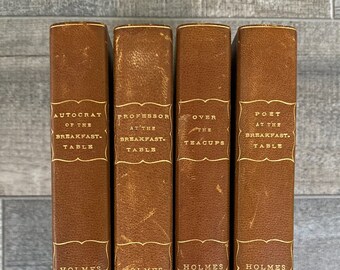 Antique Book Set, Oliver Wendell Holmes
