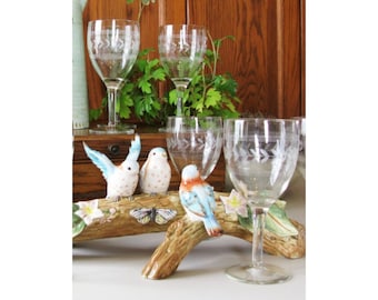 エッチンググラス ロット ヴィンテージ アンカーホッキング ローレル