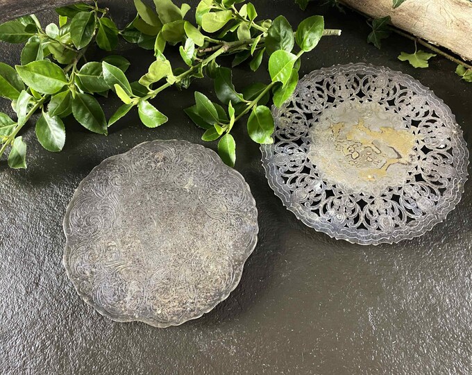 Silver Trivet, Candle Plate, Display Stand, FREE SHIPPING - Etsy