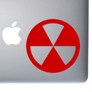 Biohazard Sign Vinyl Decal for Macbook, Laptop or other device