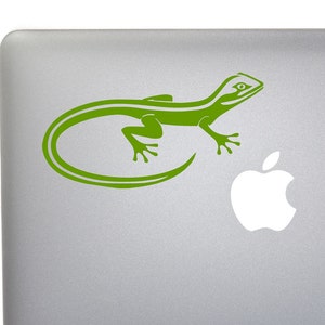 Wild Gecko Lizard - Vinyl Decal for Macbook, Laptop, Wall, Window