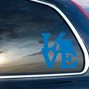 Love Sculpture Rabbit - Vinyl Decal for Macbook, Laptop, Wall, Window