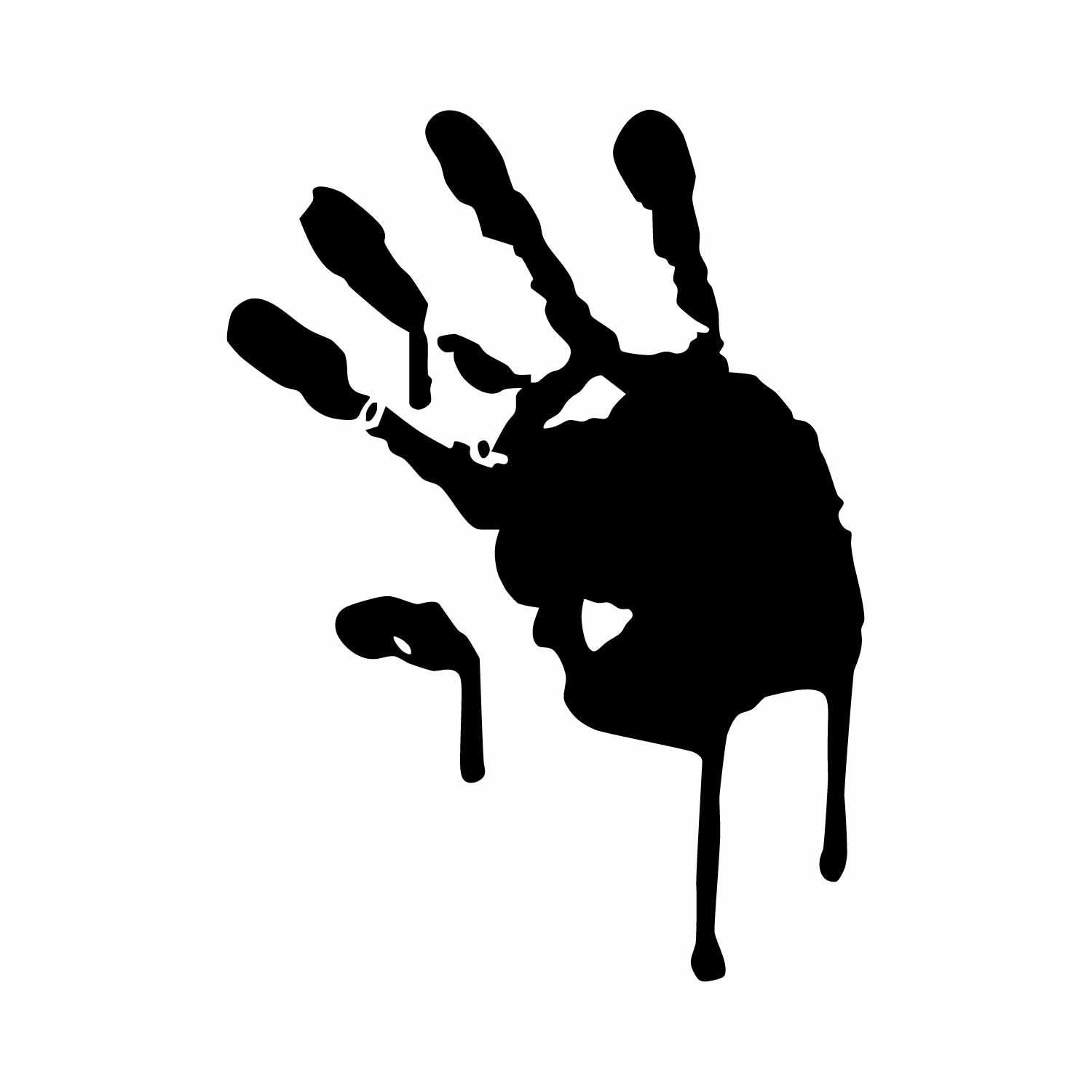 Bloody Handprint Vinyl Decal for MacBook Laptop Wall Etsy