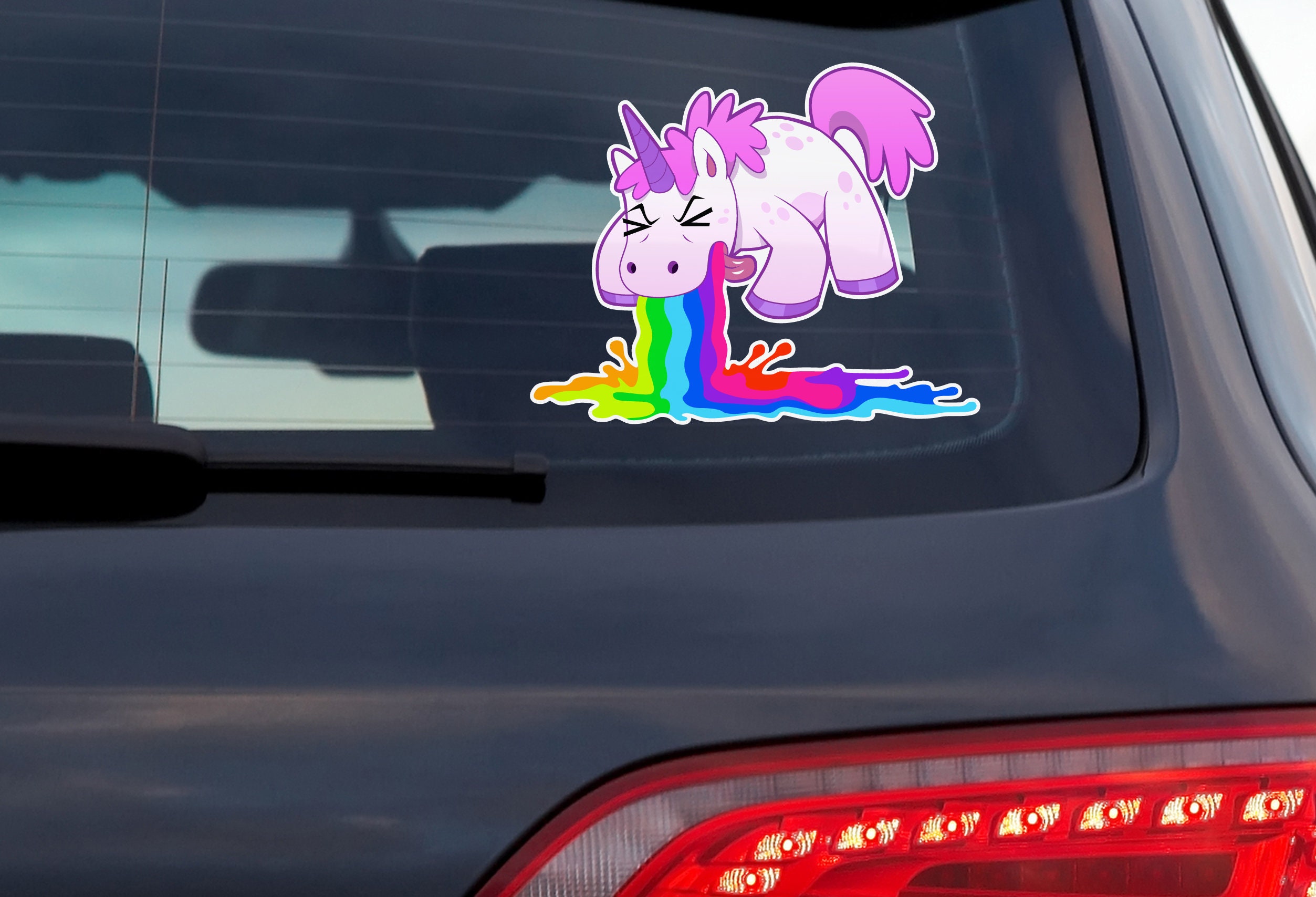 ERREINGE Autocollant En Forme De Licorne, Doré, 15 Cm, Motif