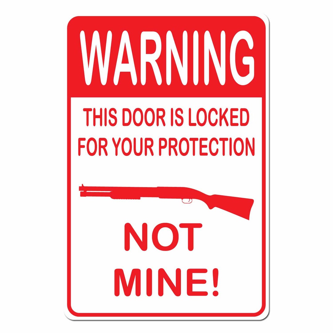 Keep This Doors Locked At All Times Engraved Sign, SKU: SE-6166