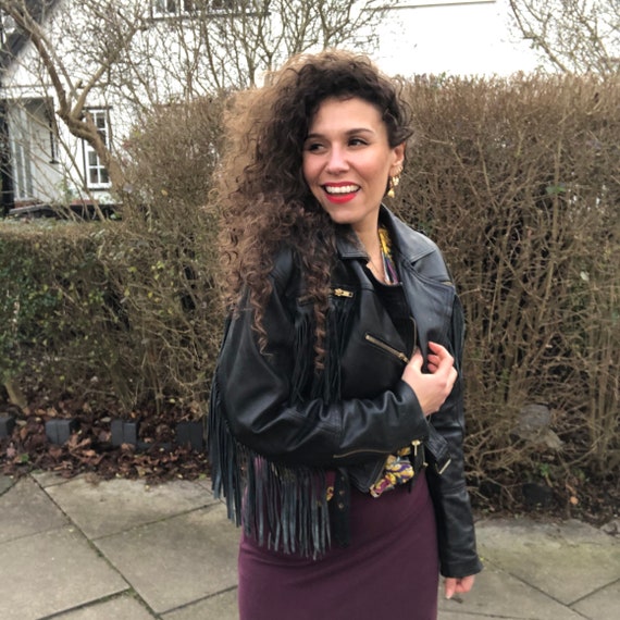 Fringed Leather Jacket