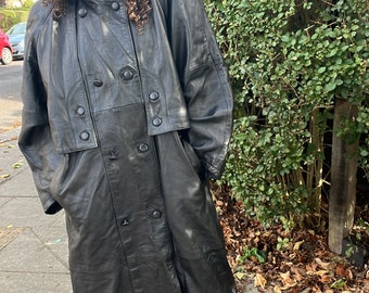 Full Length Leather Coat