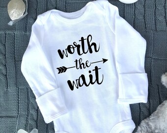 Worth the Wait Onesie® with Arrow