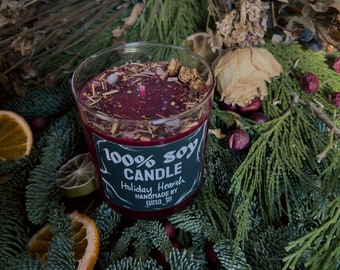 Holiday Hearth Jar Candle