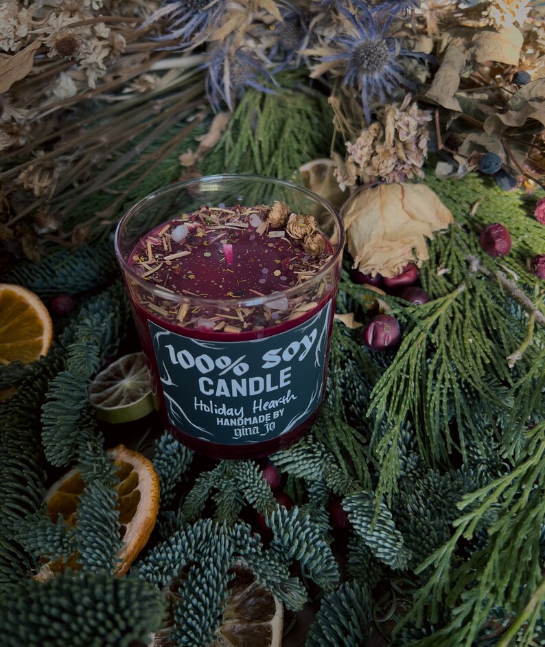 Holiday Hearth Jar Candle image 1