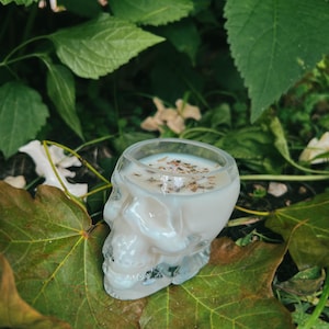 Whispering Woods Mini Skull Candle
