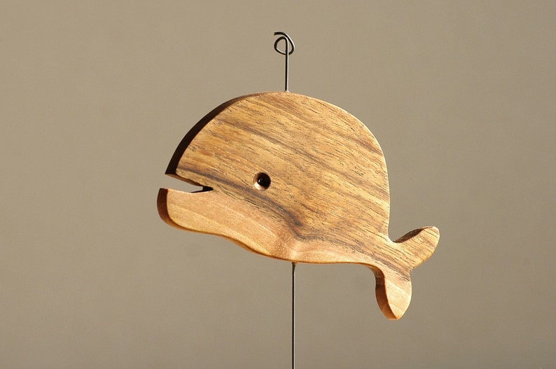 Humpback Whale Decor, Wood Whale Sculpture, Wooden Whale Decor for Nursery, Humpback Whale, Wooden Fish Carving, Seaside Decor for Office image 8