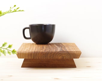 Wooden Tea Tray, Handmade Gift, Hand Carved Serving Board, Hand Chiseled Kitchenware, Woodence Art, Asian Style Tableware