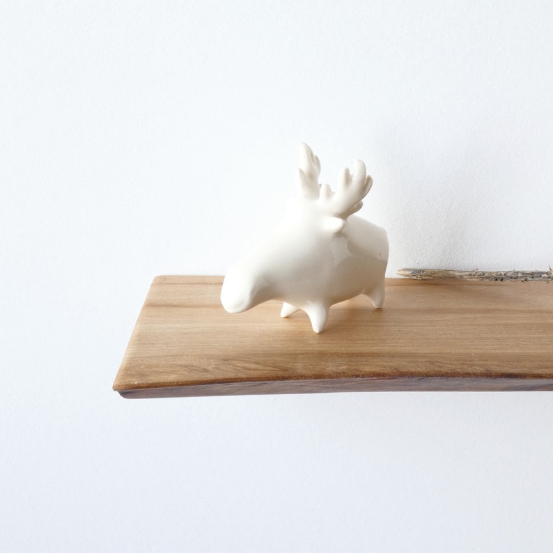 Floating Wooden Card Holder Affirmation Card Shelf Blind Etsy