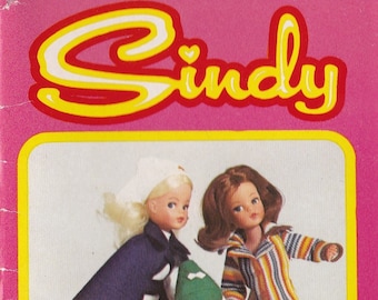 1974 Pedigree Sindy Spanish doll leaflet / brochure pdf