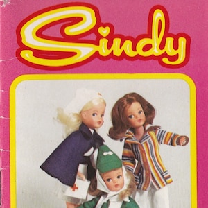 1974 Pedigree Sindy hiszpańska lalka ulotka / broszura pdf