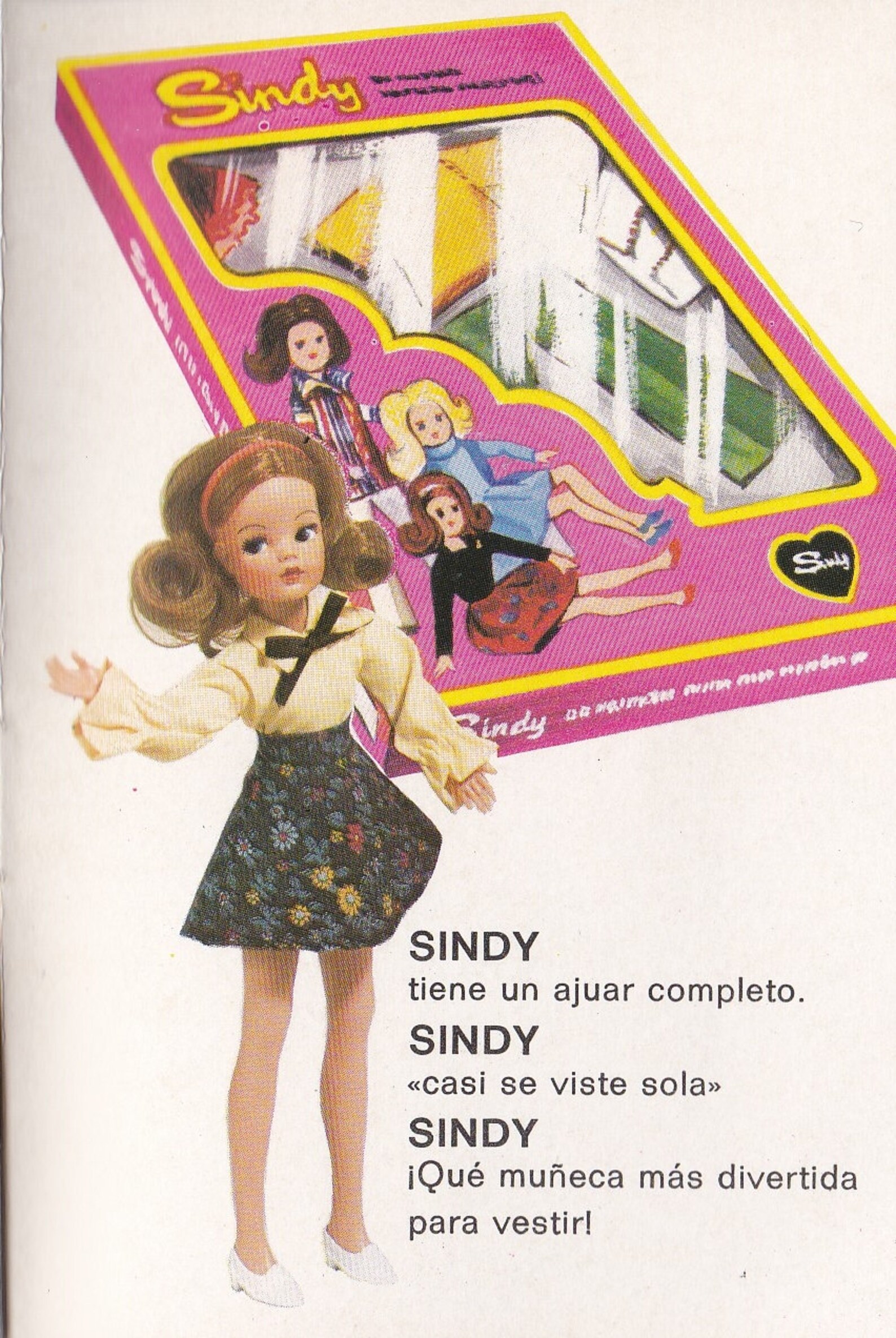 1974 Pedigree Sindy Spanish Doll Leaflet / Brochure Pdf Etsy
