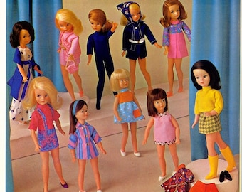 409* ヴィンテージタミー・バービー・シンディ・ブライス　1/6ドールサイズ　ファージャケット・ストール・ショール Yahoo!オークション -「タミーちゃん」(人形、キャラクタードール) の