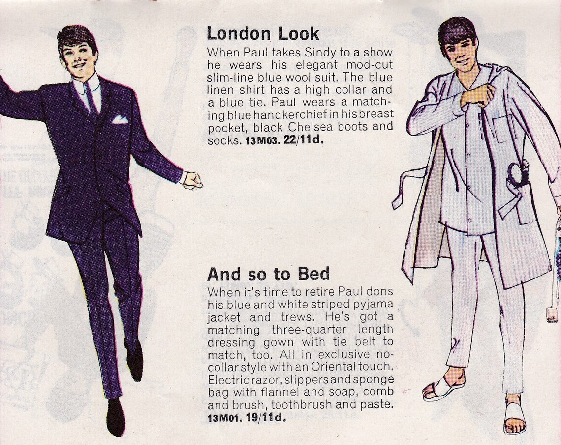 Bon De Commande Original 1966 Pour Poupée SINDY, PAUL Et PATCH Par MECCANO TRIANG - Ancien, Papier
