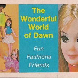 1970s Topper Dawn doll leaflet / brochure pdf