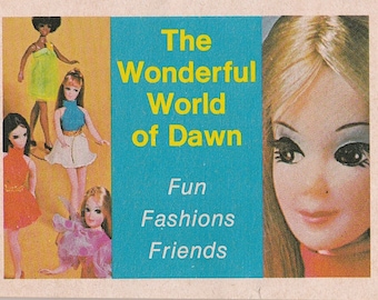 1970s Topper Dawn doll leaflet / brochure pdf