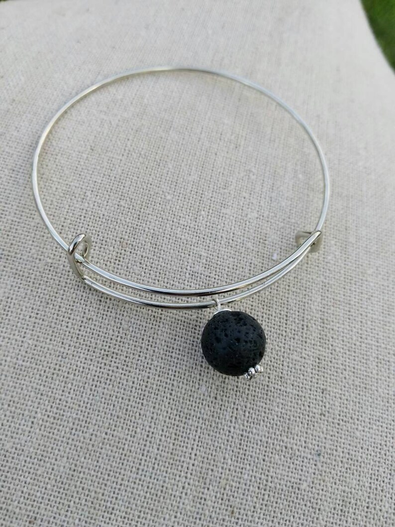 Essential Oil Diffuser Bracelet oil diffuser jewelry Bangle bracelet gift for her Lava Bead bangle bangle Aromatherapy Bracelet