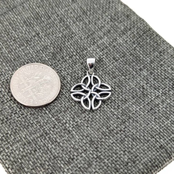 Celtic Pendant Only. 925 Sterling Silver Pendant. Dainty Celtic Jewelry. Small Celtic Pendant. Mother's Day Gift