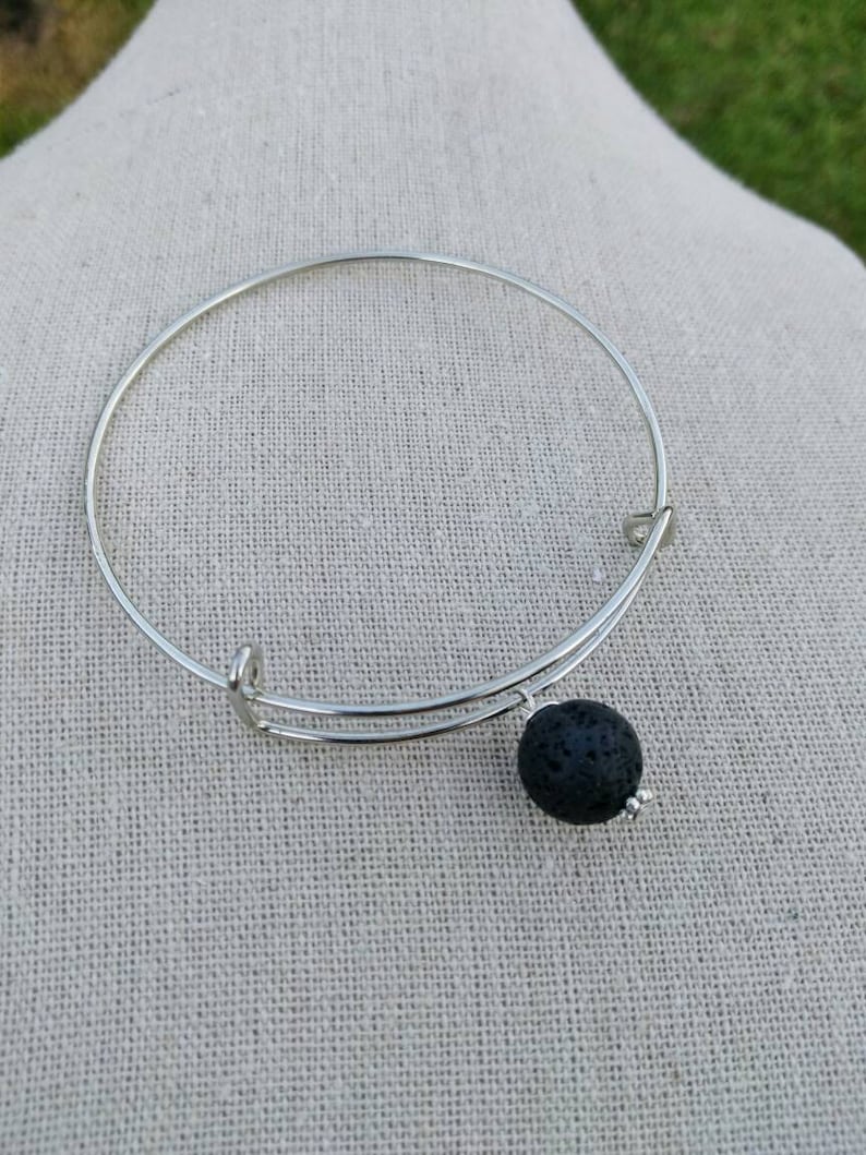 Essential Oil Diffuser Bracelet oil diffuser jewelry Bangle bracelet gift for her Lava Bead bangle bangle Aromatherapy Bracelet
