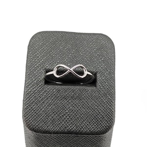 Dainty Sterling Silver Infinity Ring