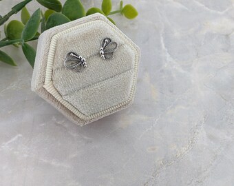 Butterfly Studs Sterling Silver Earrings Boho Studs for Girls