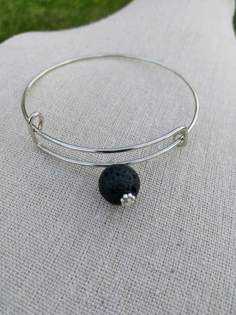 Essential Oil Diffuser Bracelet oil diffuser jewelry Bangle bracelet gift for her Lava Bead bangle bangle Aromatherapy Bracelet