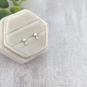 Tiny Mushroom Studs 925 Sterling Silver Earrings
