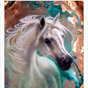 Jeu de cartes de correspondance 5 x 7 - « Copper Grace » - (4) cartes de correspondance incluses
