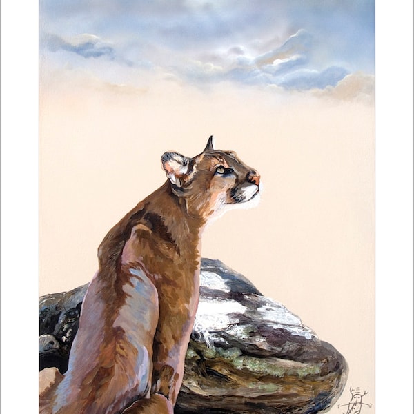 Mountain Lion Art Etsy